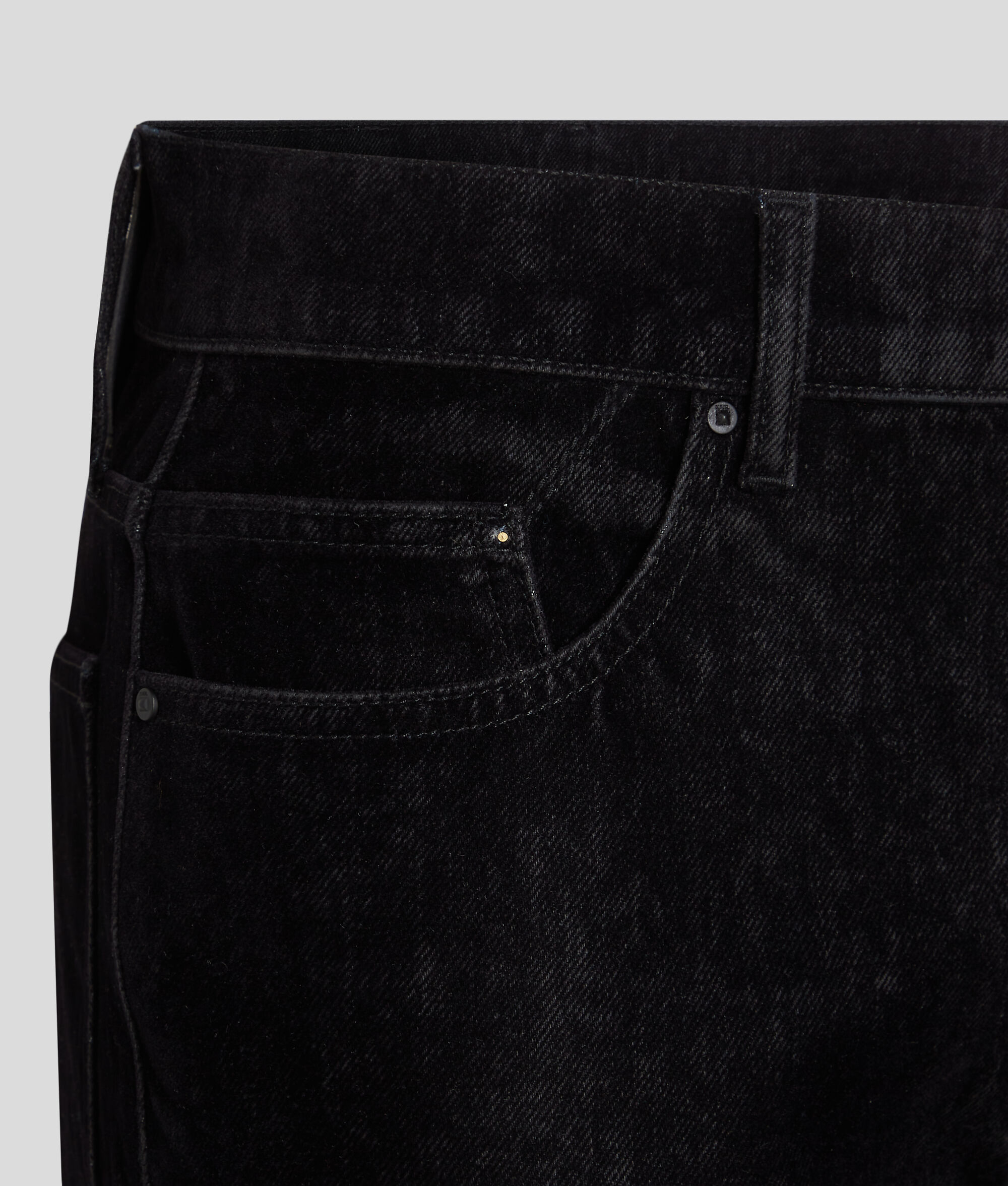 (image for) Resilient FLOCKED DENIM STRAIGHT-LEG JEANS